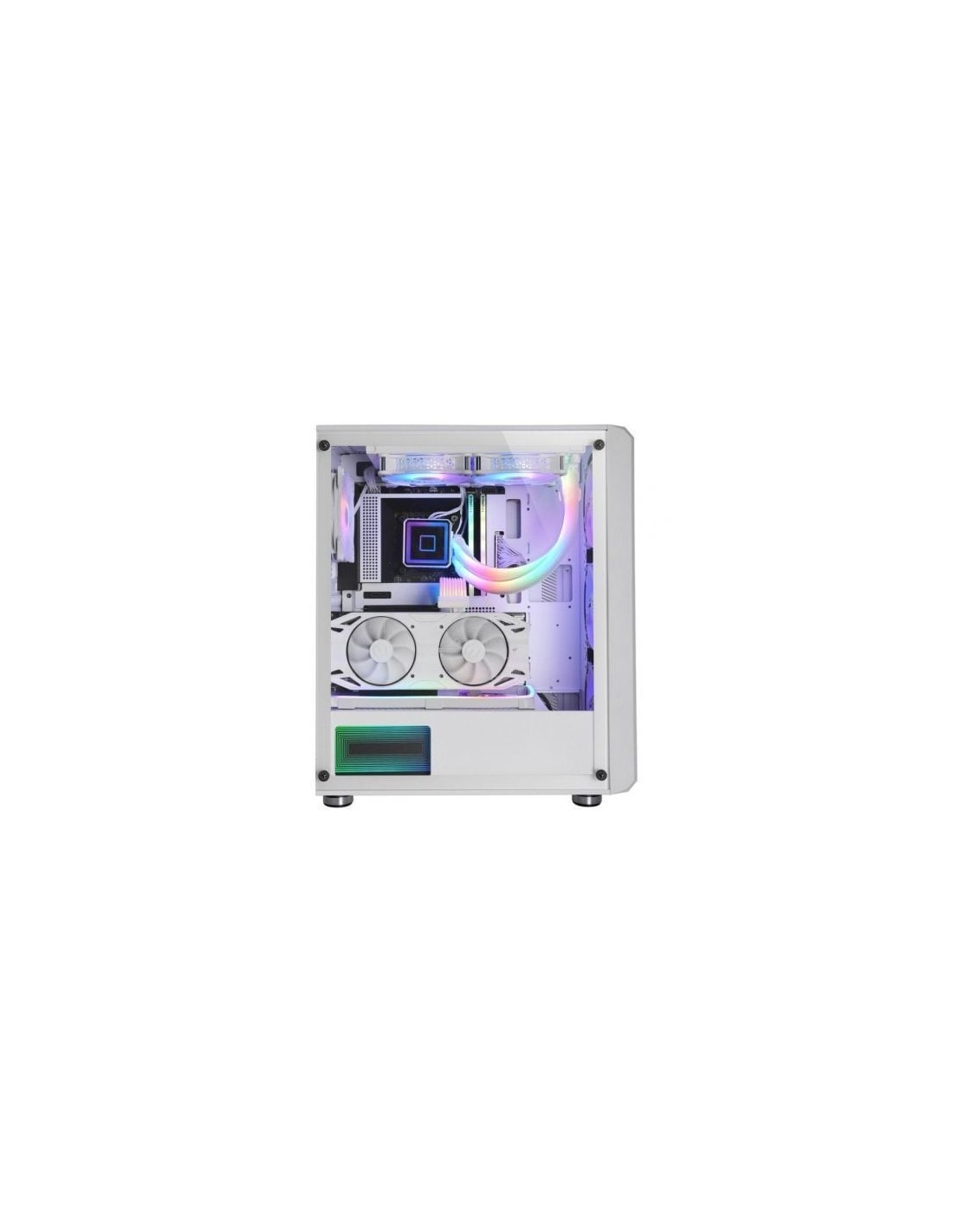 Caja Gaming Semitorre Mars Gaming MC-VAULT Blanca | Logroño