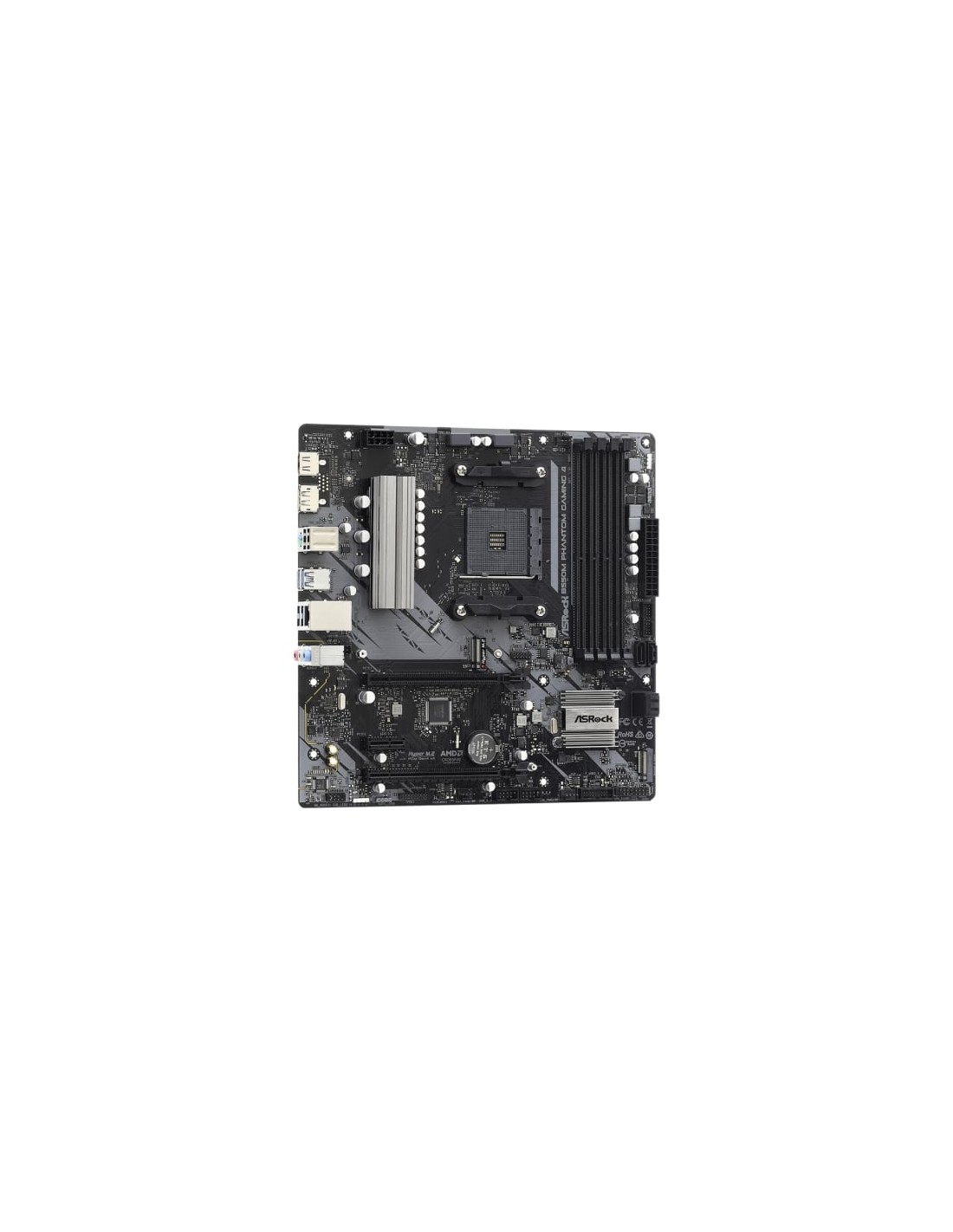 Placa Base Asrock B550M Phantom Gaming 4 DDR4 PCIe 4.0 Socket AM4 Micr
