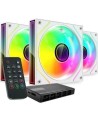 Pack 3 Ventiladores Mars Gaming MF-3DPROKIT 12cm + HUB + Mando a Dista
