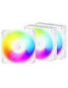 Pack de 3 Ventilador Arctic P12 Pro Reverse A-RGB 12cm Blanco