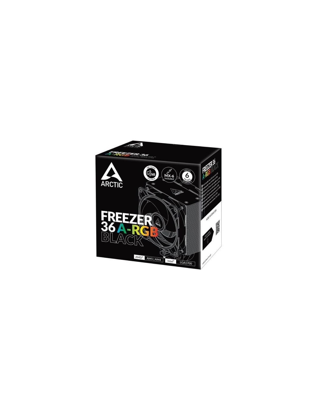 Ventilador con Disipador Arctic Freezer 36 A-RGB 12cm | Logroño