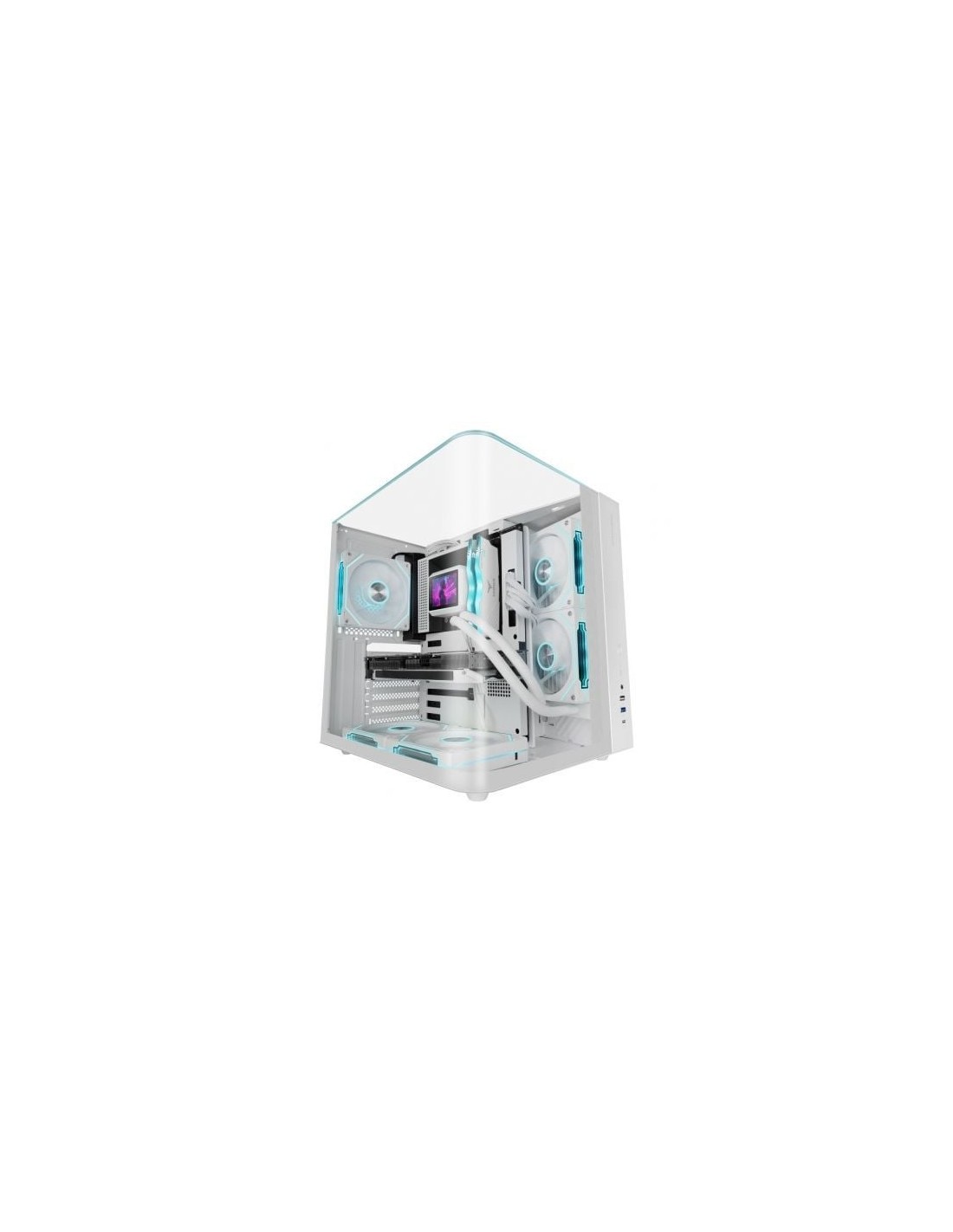 Caja Gaming Semitorre Mars Gaming MC-INFINIOLITE Blanca | Logroño