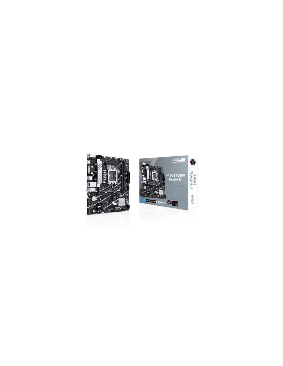 Placa Base Asus Prime B760M-K Socket 1700 DDR5 PCIe 4.0 Micro ATX