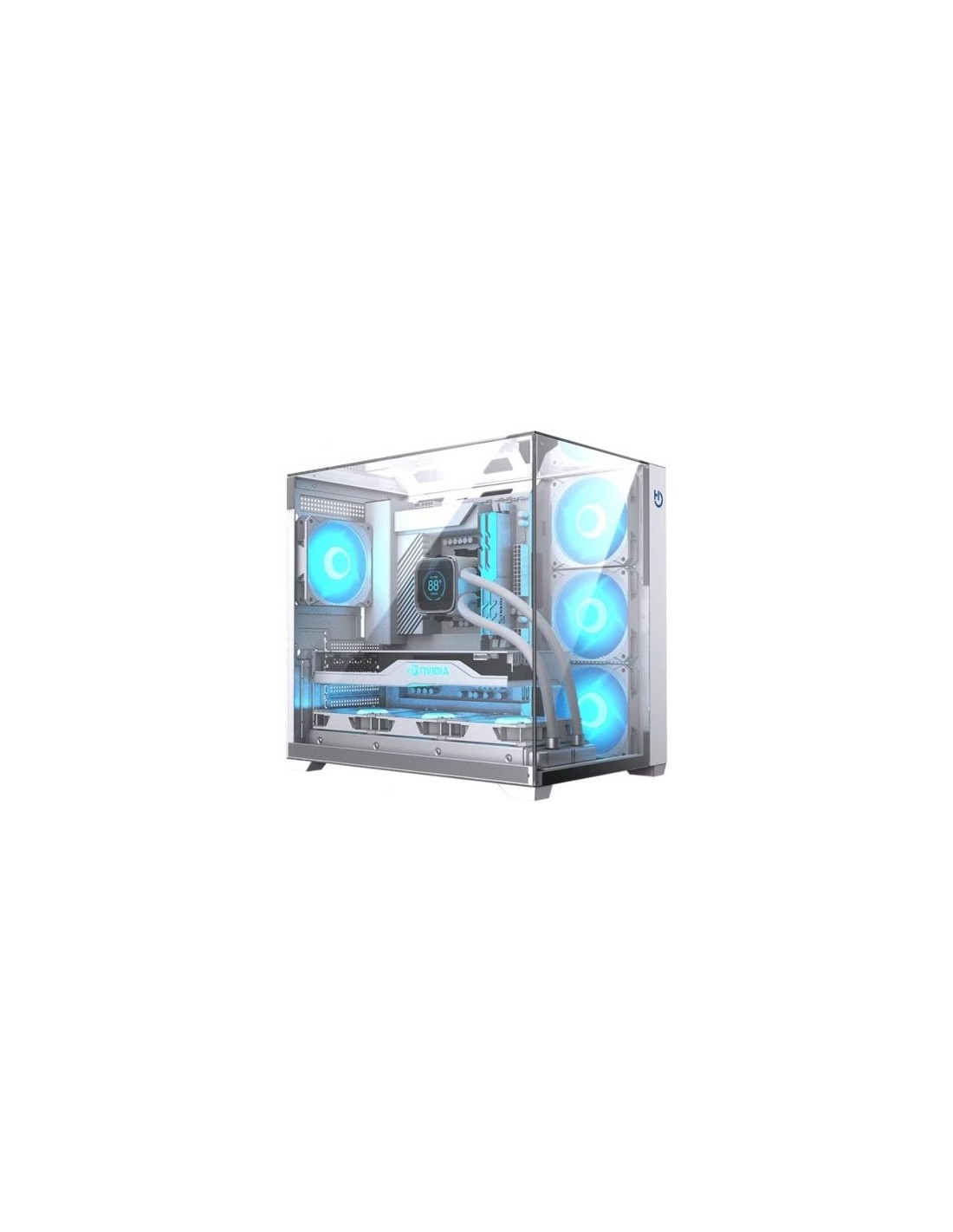 Caja Gaming Semitorre Hiditec SKY Blanca | Logroño