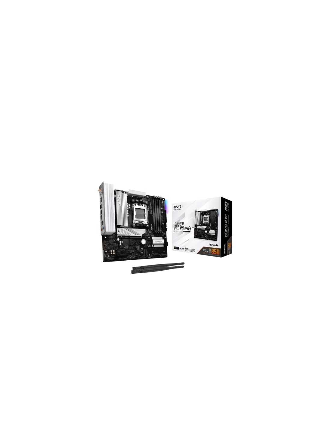 Placa Base Asrock B850M Pro RS WiFi DDR5 PCIe 5.0 Socket AM5 Micro ATX