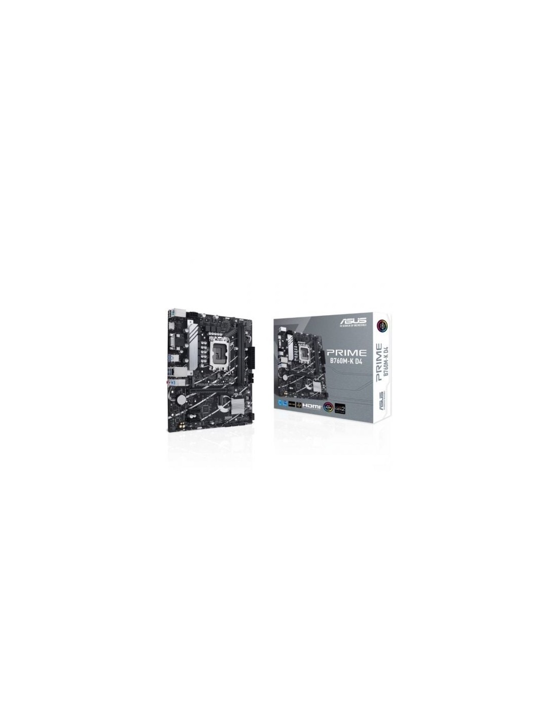 Placa Base Asus Prime B760M-K D4 Socket 1700 DDR4 PCIe 4.0 Micro ATX