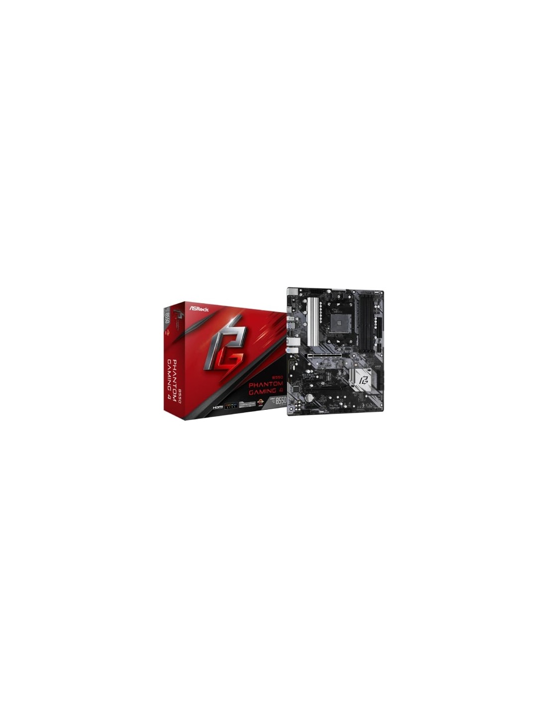 Placa Base Asrock B550 Phantom Gaming 4 DDR4 PCIe 4.0 Socket AM4