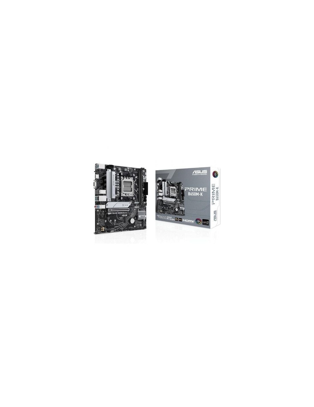 Placa Base Asus Prime B650M-K Socket AM5 DDR5 PCIe 5.0 Micro ATX