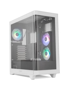 Caja Gaming Semitorre Nox Hummer ETHER Blanca y Negra | Logroño