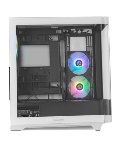Caja Gaming Semitorre Nox Hummer ETHER Blanca y Negra | Logroño 2