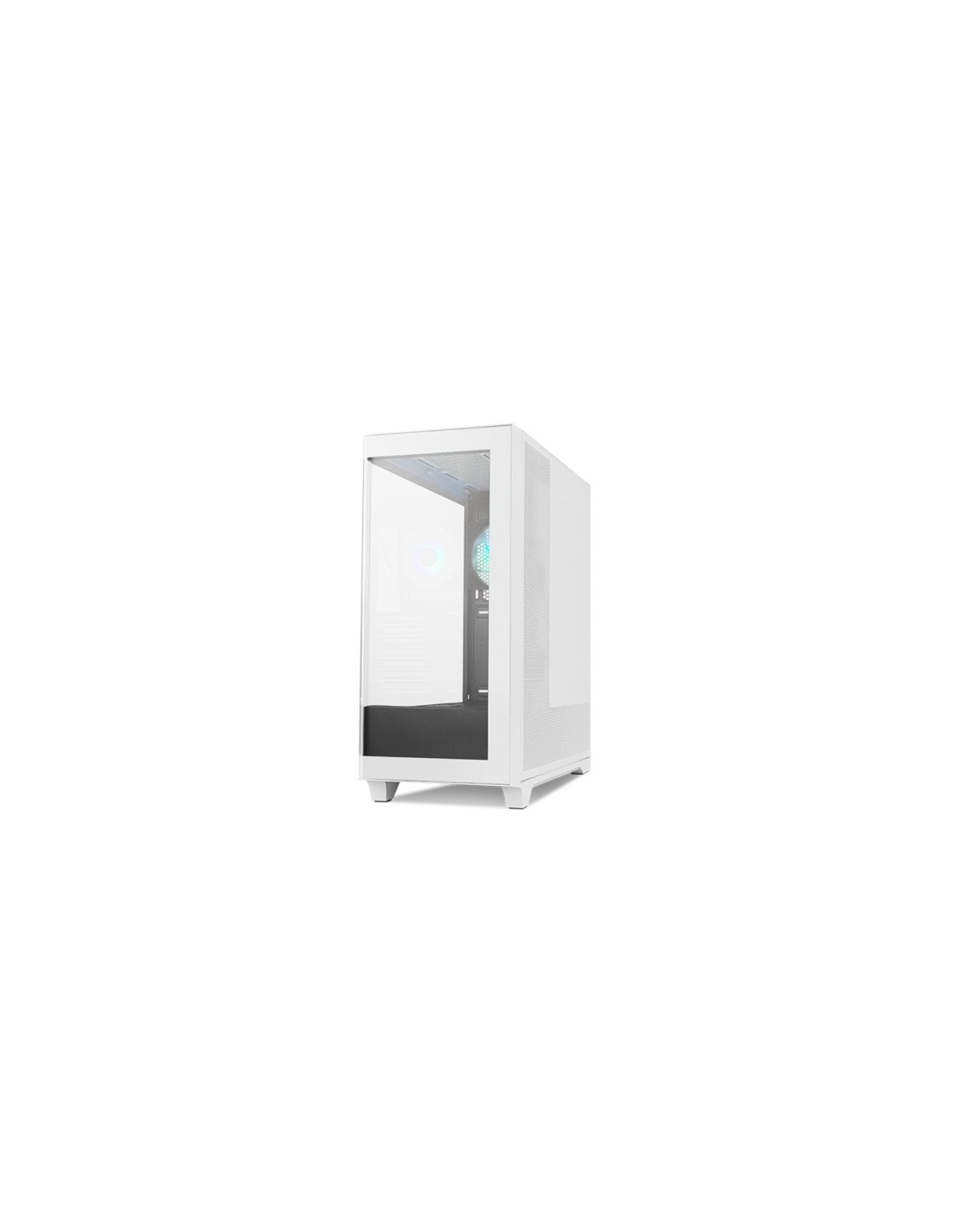 Caja Gaming Semitorre Nox Hummer ETHER Blanca y Negra | Logroño