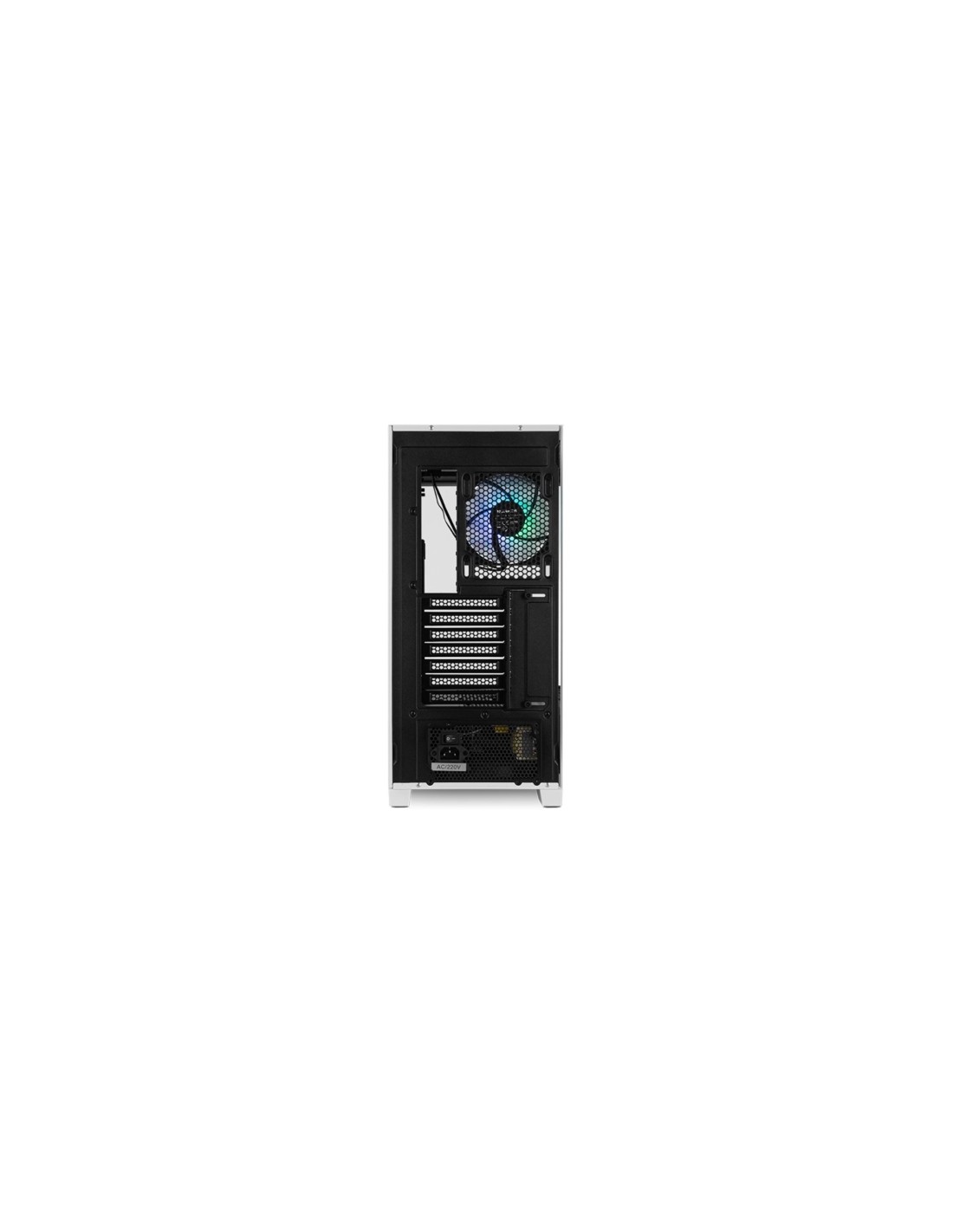Caja Gaming Semitorre Nox Hummer ETHER Blanca y Negra | Logroño