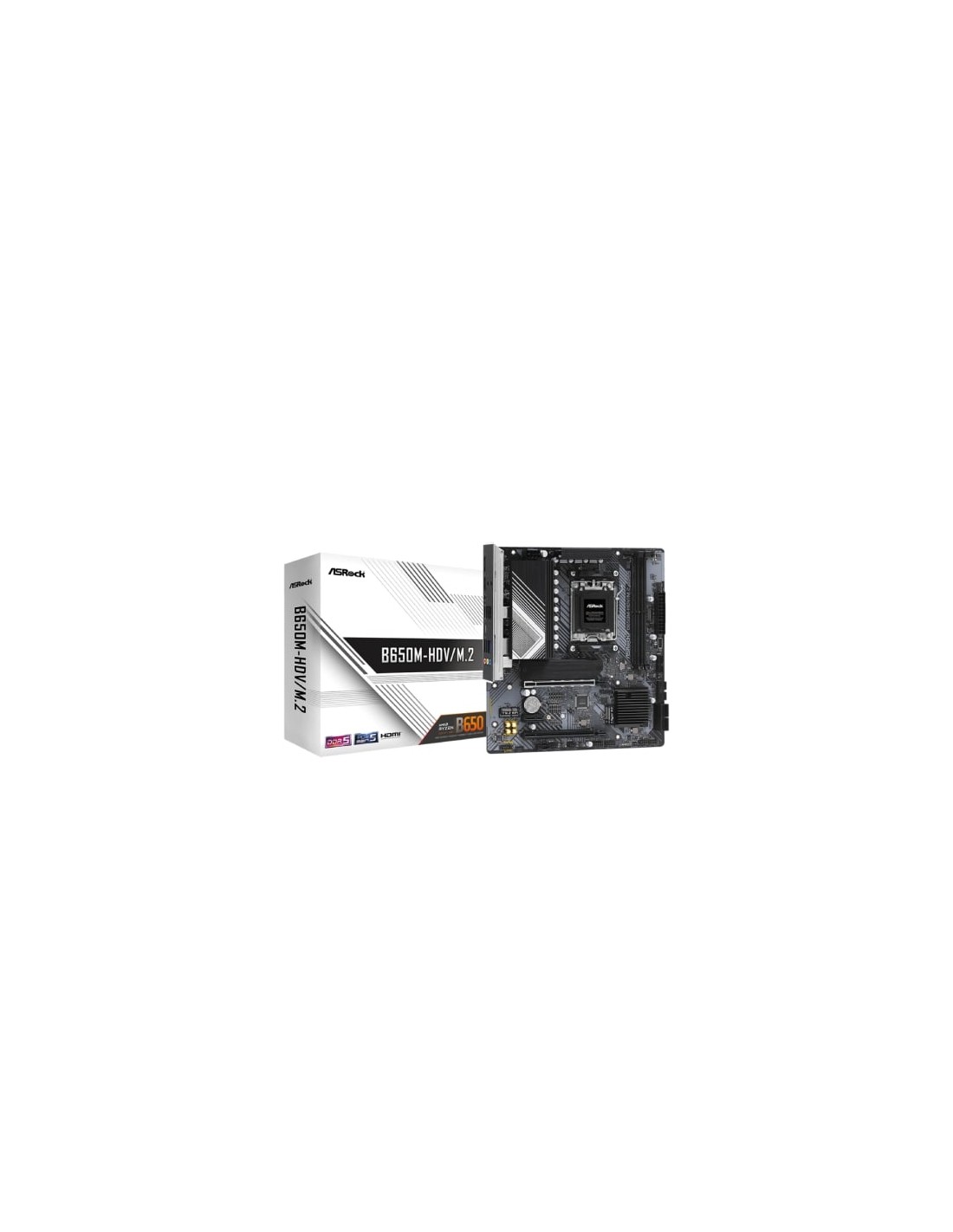 Placa Base Asrock B650M-HDV/M.2 DDR5 PCIe 5.0 Socket AM5 Micro ATX