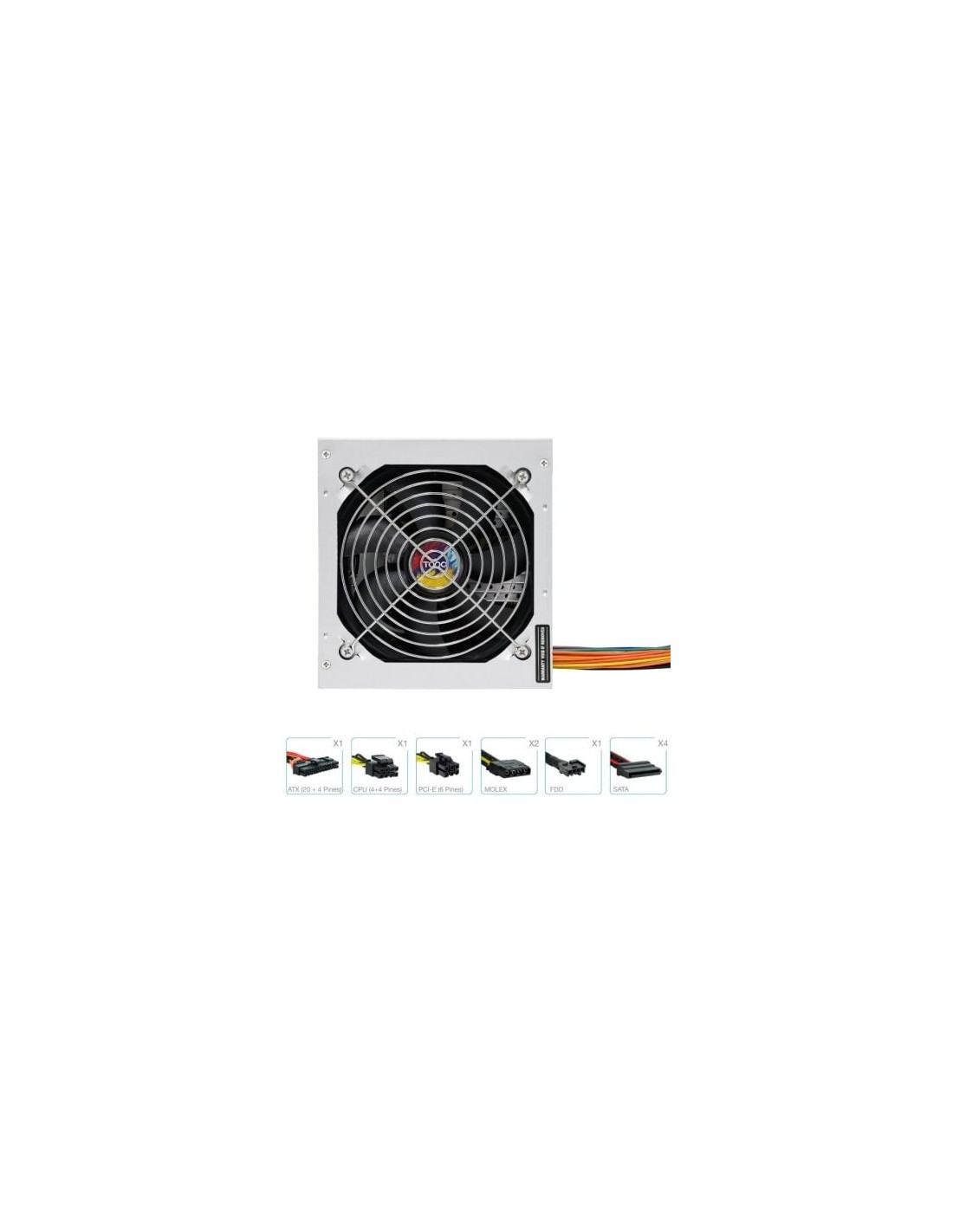 Fuente de Alimentación TooQ TQAPOLO-550SP 550W | Logroño
