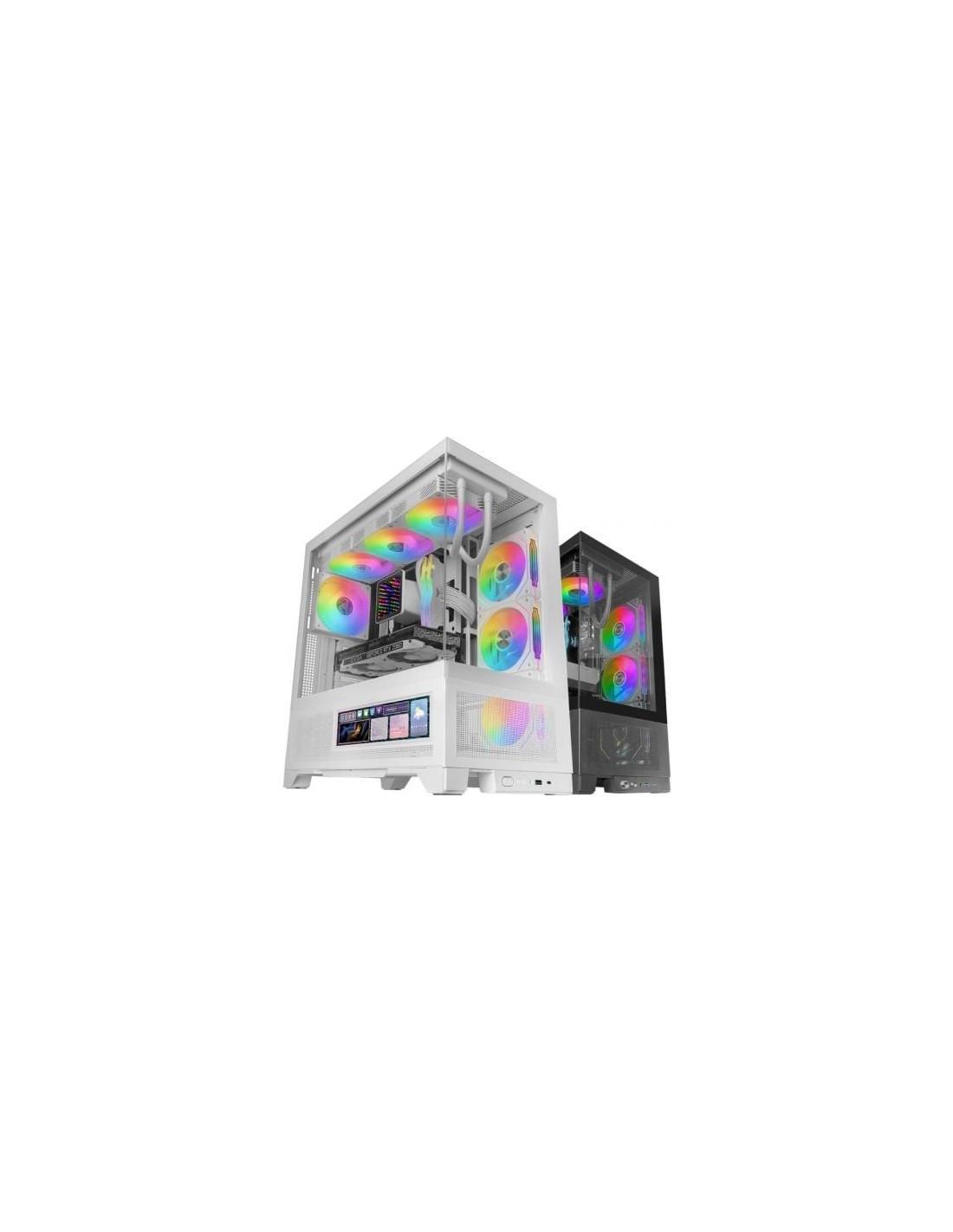 Caja Gaming Semitorre Mars Gaming MC-LCDX Blanca | Logroño