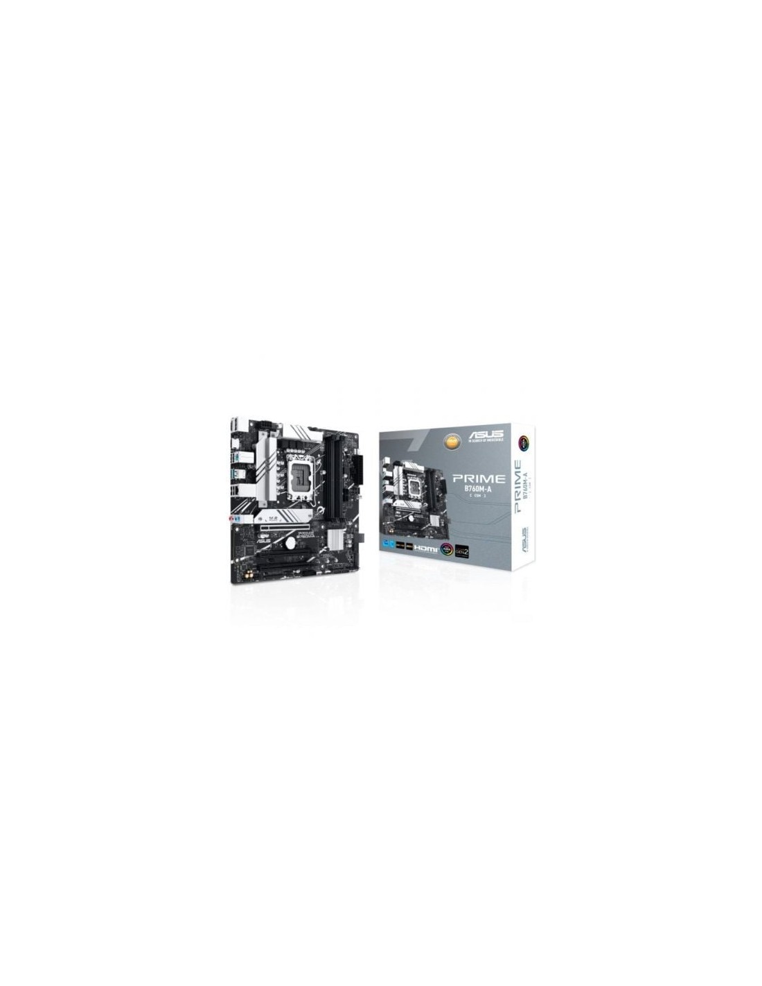 Placa Base Asus Prime B760M-A-CSM Socket 1700 DDR5 PCIe 4.0 Micro ATX