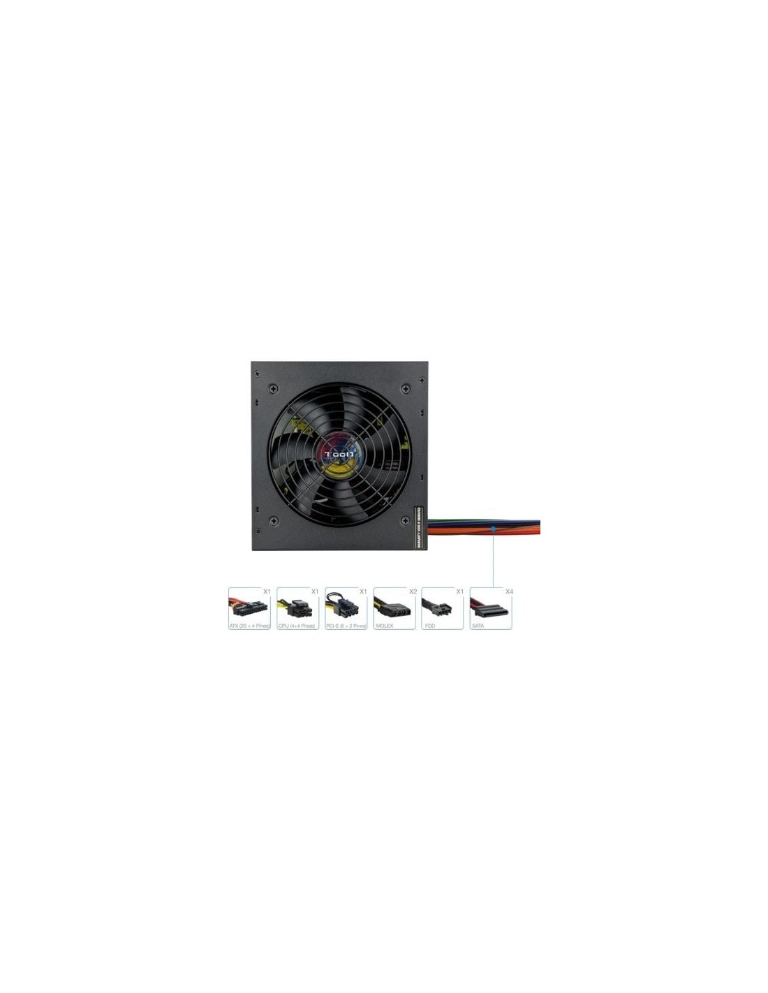 Fuente de Alimentación TooQ TQAPOLO-600SP 600W | Logroño