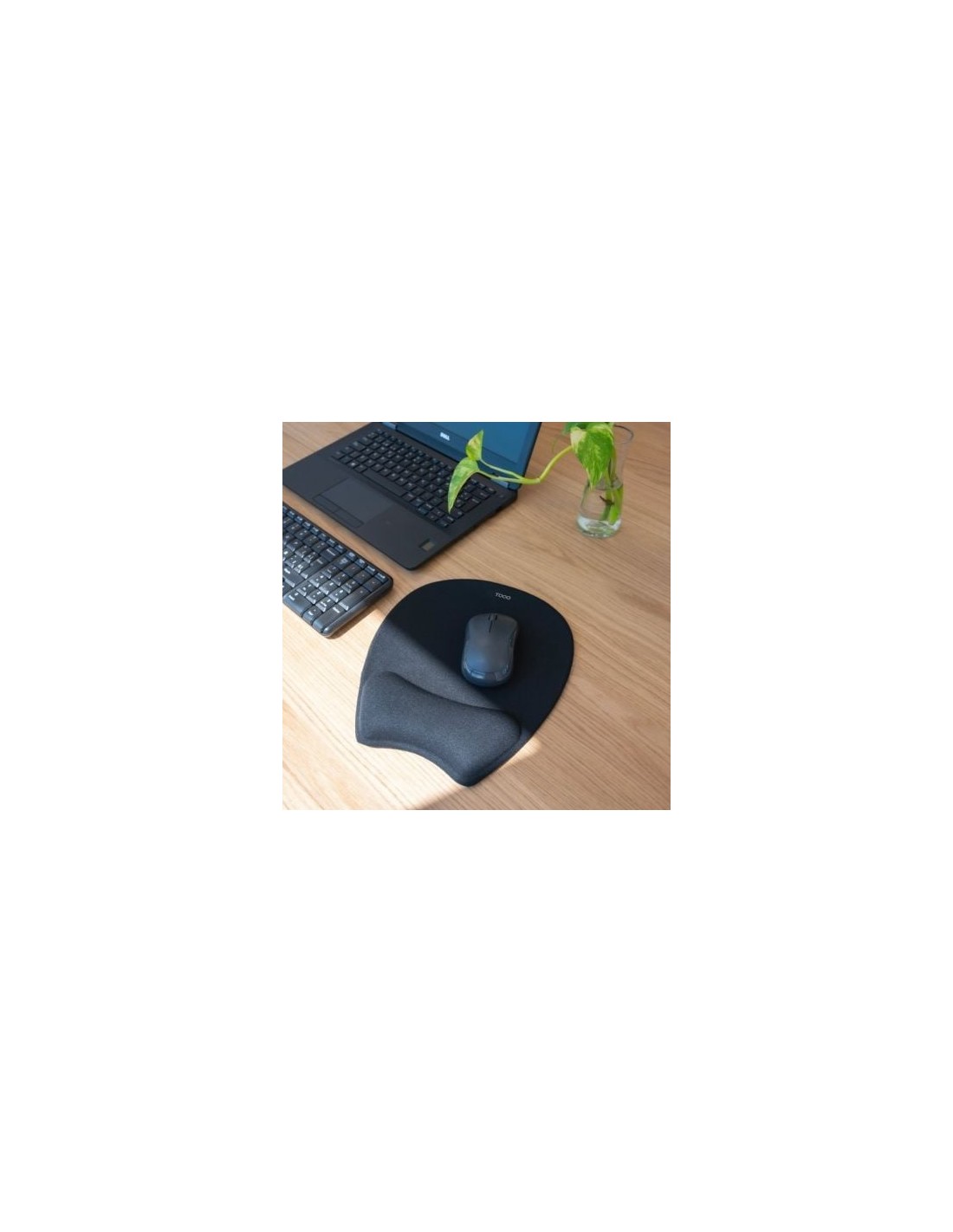 Alfombrilla Ergonómica TooQ TQMP1002-B, 250 x 225 x 24mm