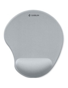 Alfombrilla Ergonómica Subblim Ergo NeoGel MousePad, Plateada