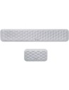 Pack de 2 Reposamuñecas Subblim Ergo AirPadding, Plateadas