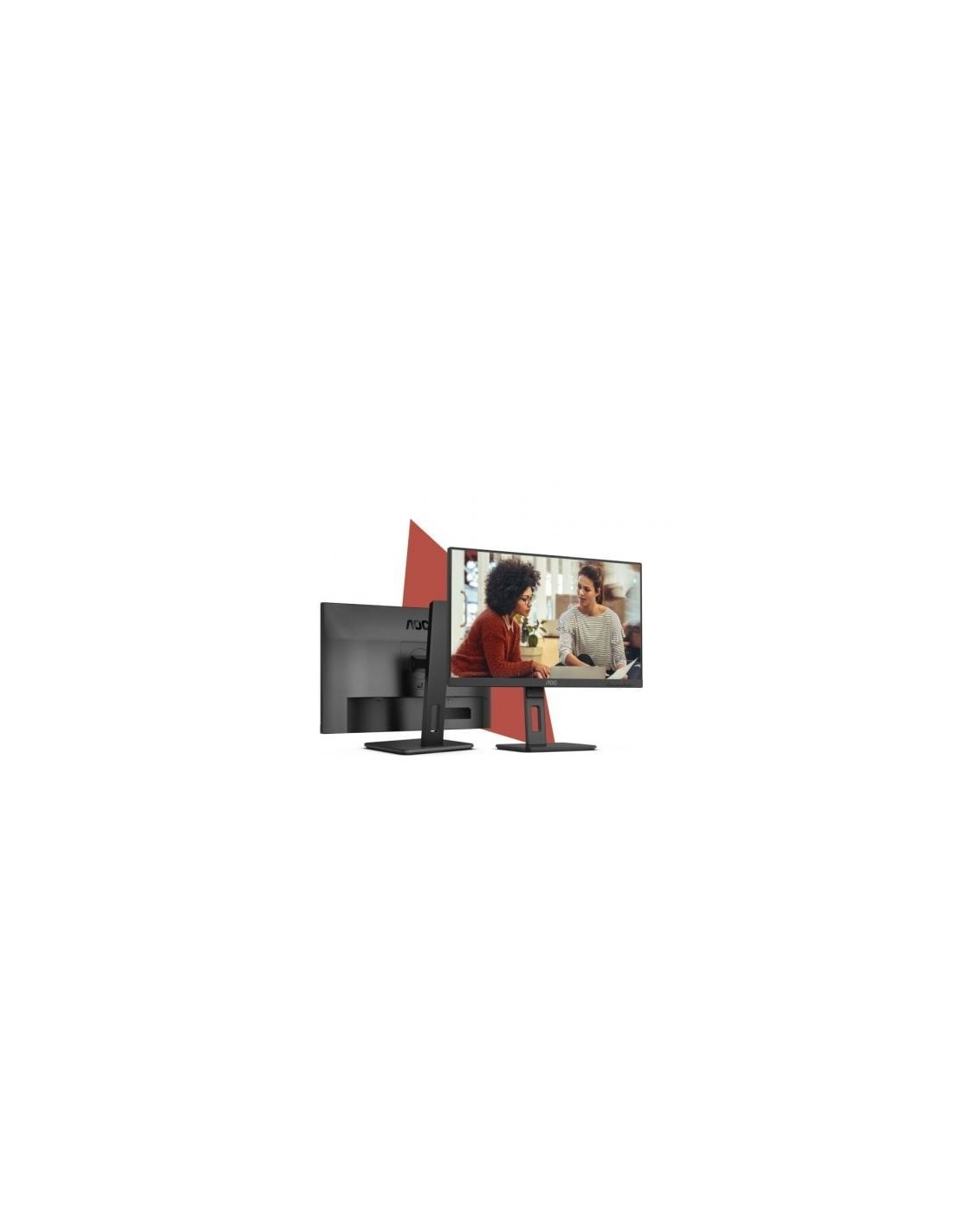 Monitor AOC 24E3QAF 23.8", Full HD, Multimedia, Regulable en altura, N