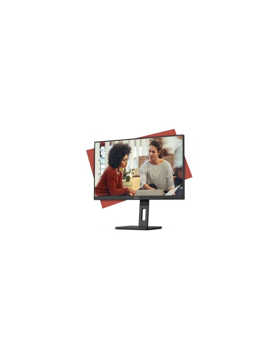 Monitor AOC 24E3QAF 23.8", Full HD, Multimedia, Regulable en altura, N