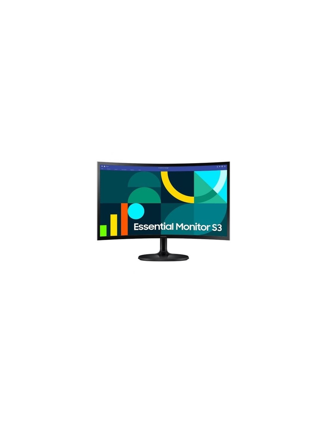 Monitor Profesional Curvo Samsung Essential Monitor S3 S36GD S24D364GA