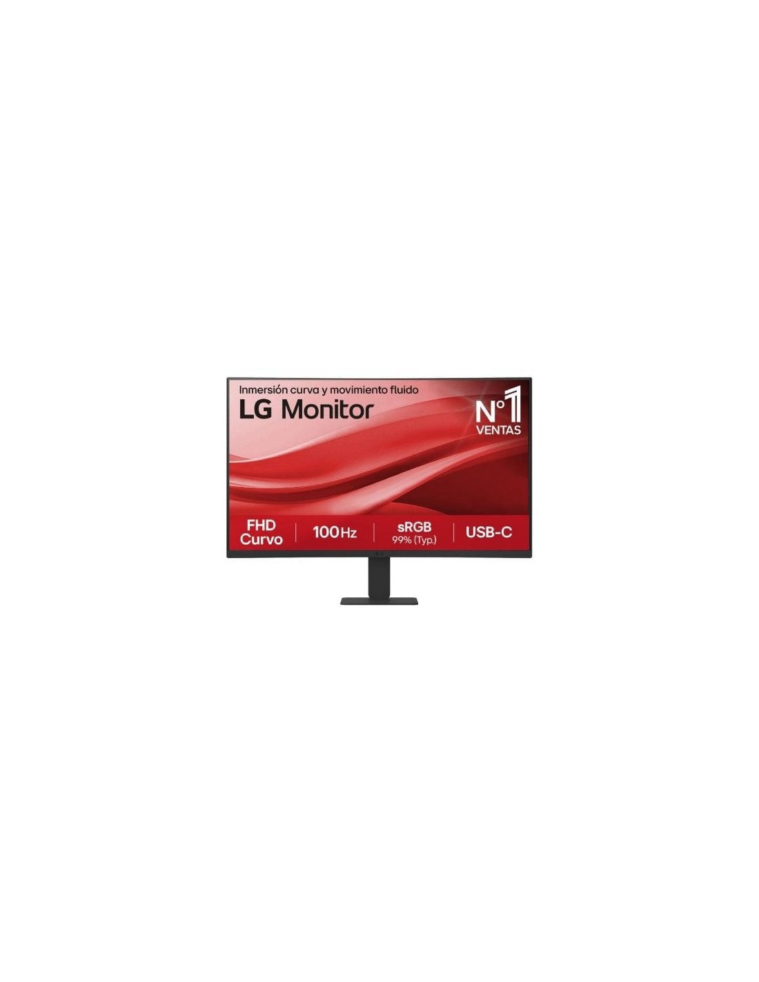 Monitor Curvo LG 27U421A-B 27", Full HD, Negro | El Ocio Virtual