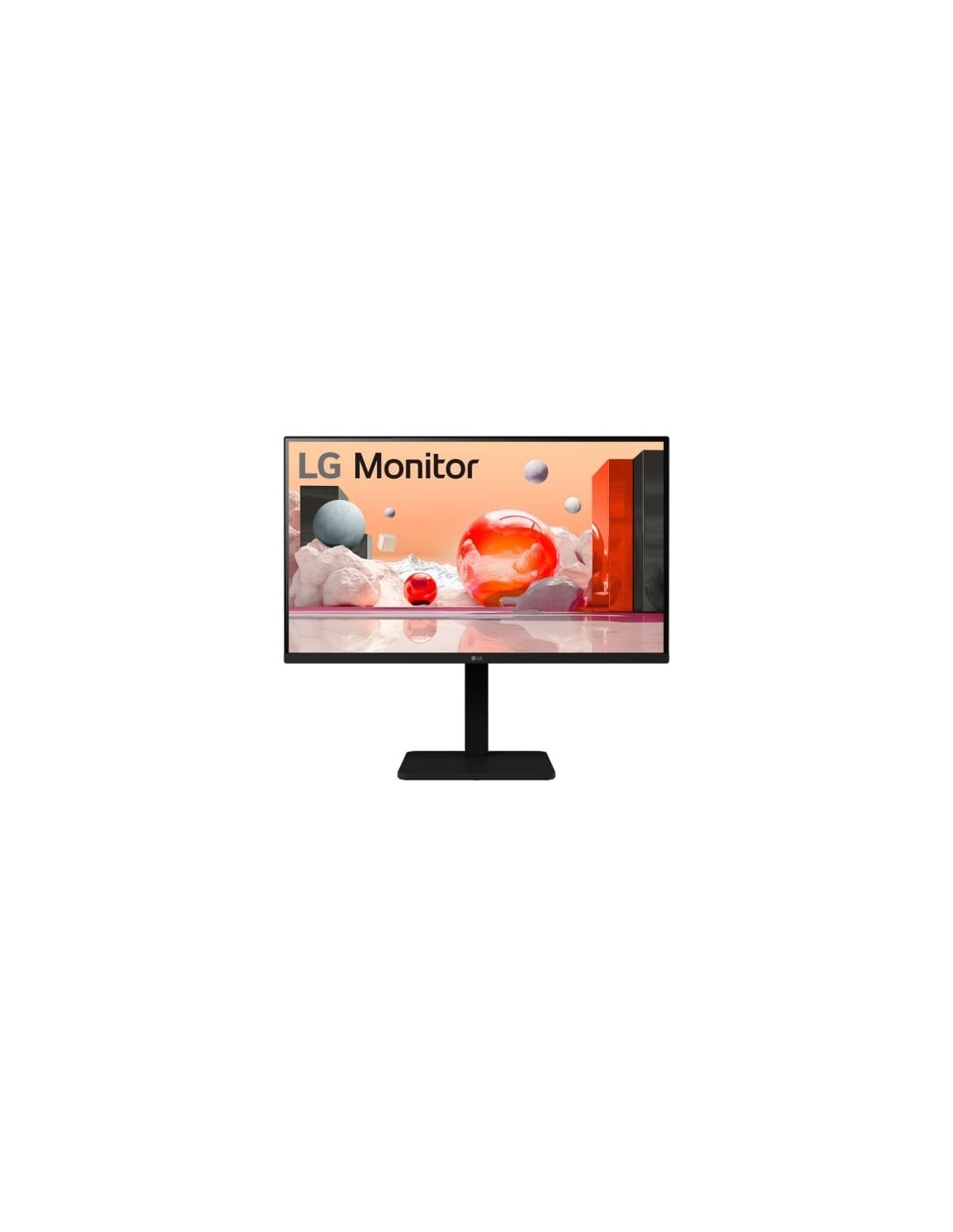 Monitor Profesional LG 24BA560-T 24", Full HD, Multimedia, Regulable e