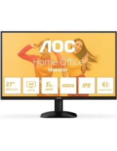 Monitor Profesional AOC Q27B35E 27", QHD, Negro | El Ocio Virtual