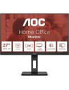 Monitor Profesional AOC 27E3QAF 27", Full HD, Multimedia, Regulable en