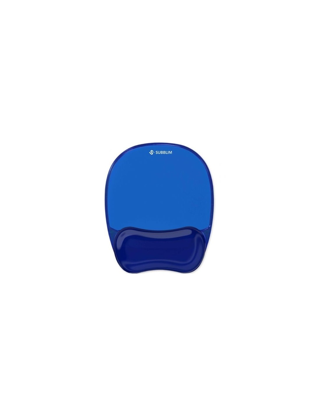 Alfombrilla Ergonómica Subblim Ergo Cristal Flex MousePad, Azul Oscuro
