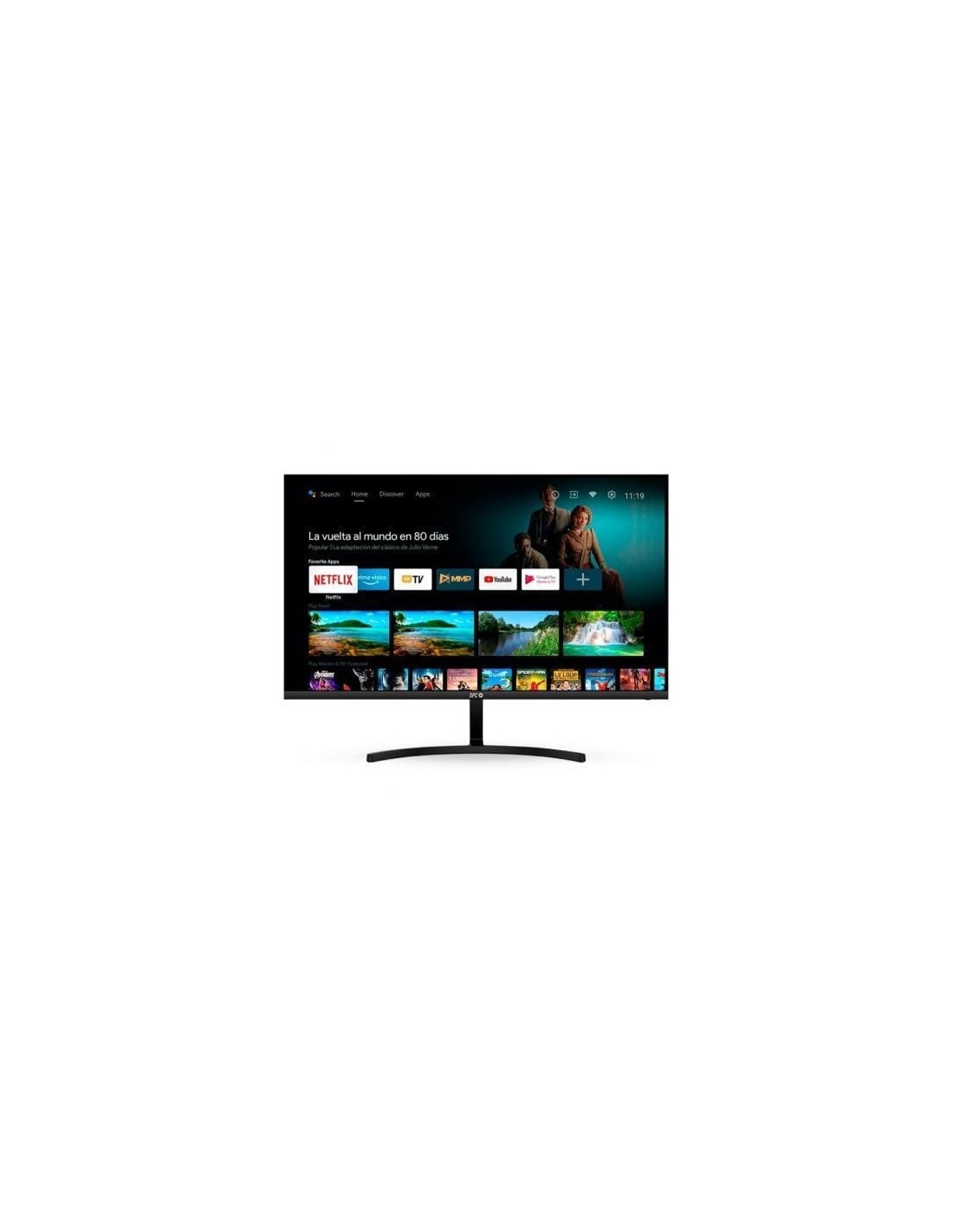 Smart Monitor SPC 900024N 24", Full HD, Multimedia, Smart TV, Negro