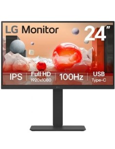 Monitor Profesional LG 24BA650-B 23.8", Full HD, Multimedia, Negro