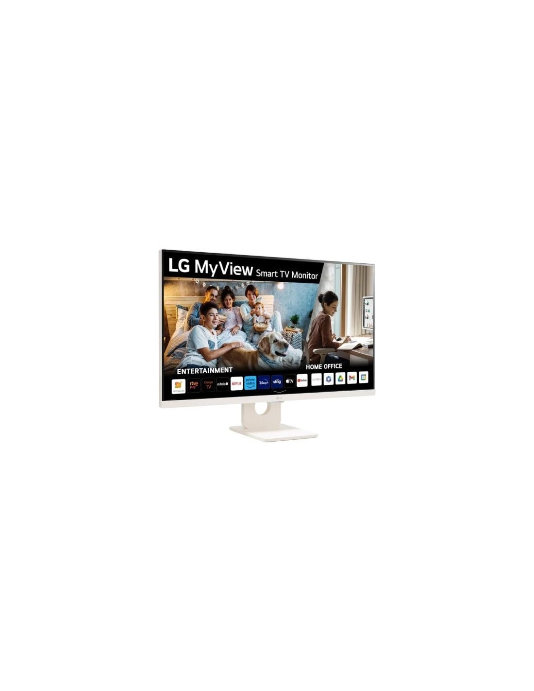 Smart Monitor LG MyView 32SR50F-W 31.5", Full HD, Multimedia, Smart TV