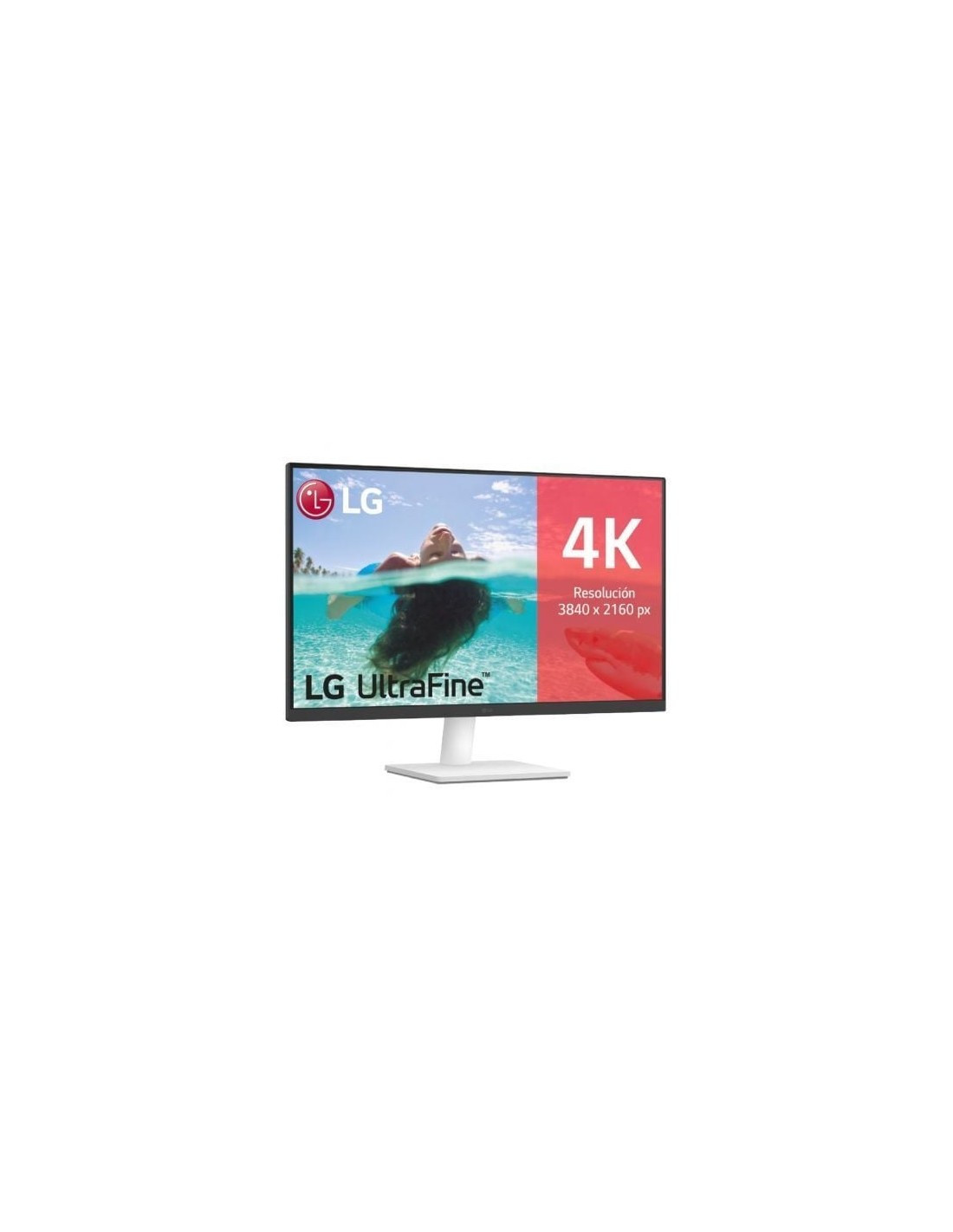 Monitor Profesional LG UltraFine 27US500-W 27", 4K, Multimedia, Blanco