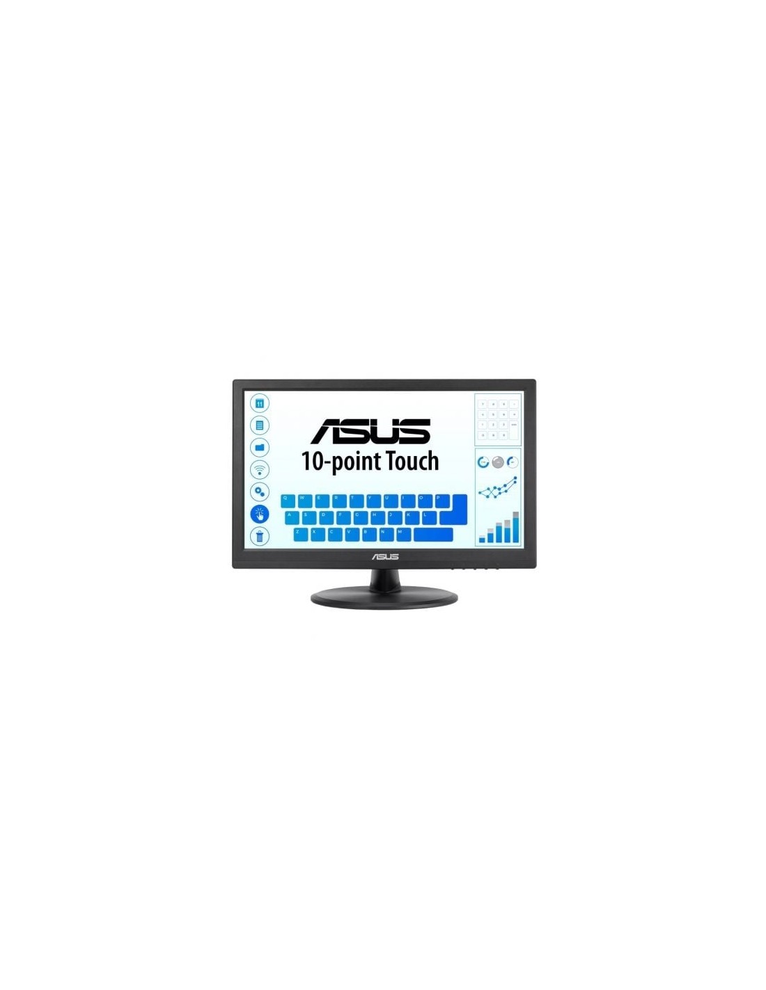 Monitor Profesional Táctil Asus VT169HE 15.6", Full HD, Negro