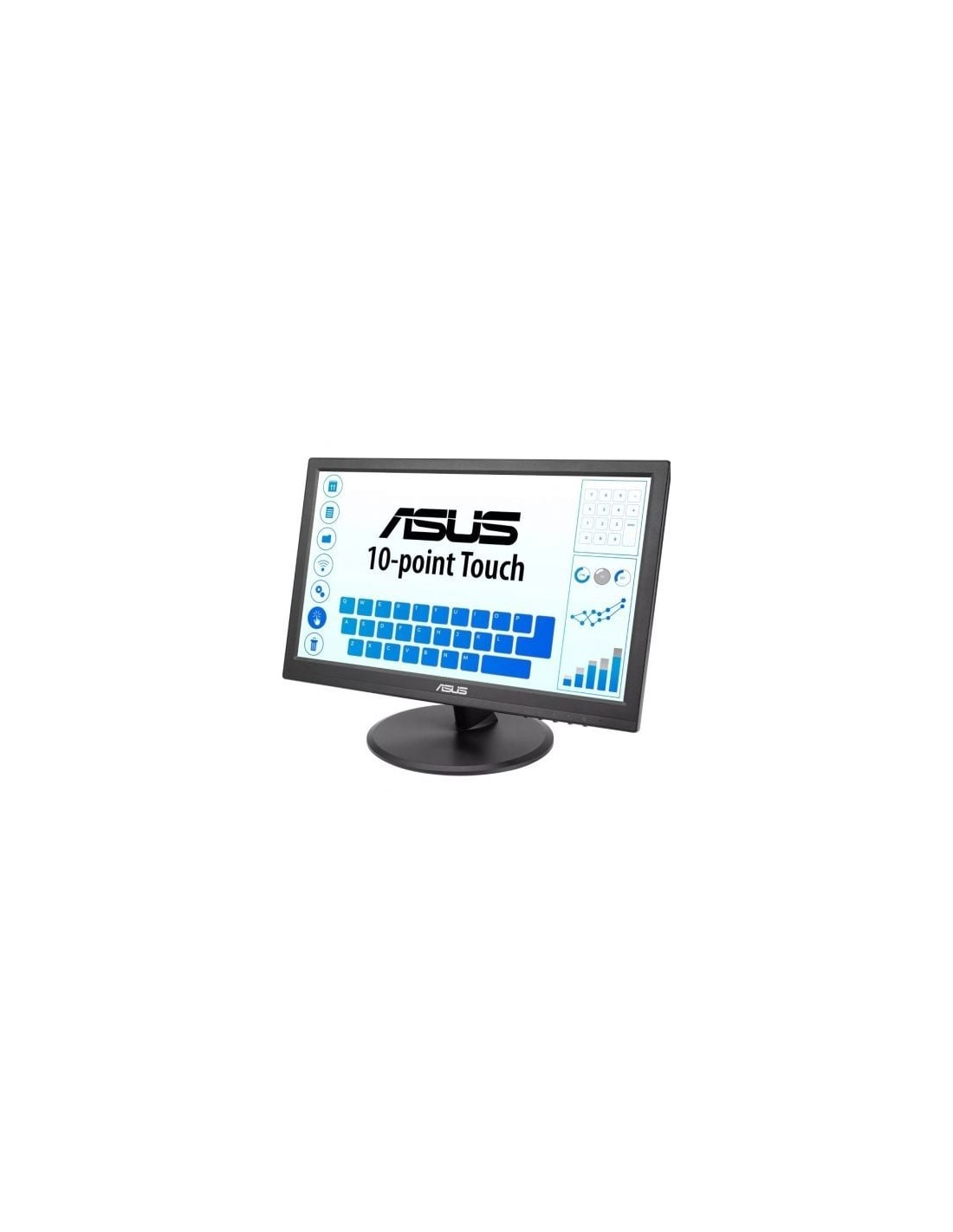 Monitor Profesional Táctil Asus VT169HE 15.6", Full HD, Negro