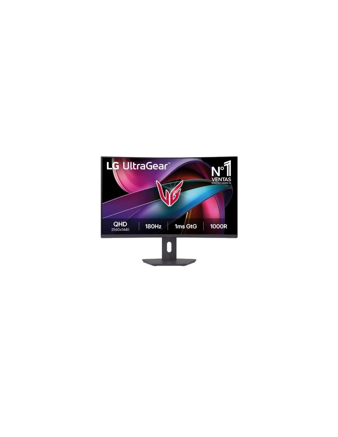 Monitor Gaming Curvo LG UltraGear 32G600A-B 31.5", QHD, 1ms, 180Hz, VA