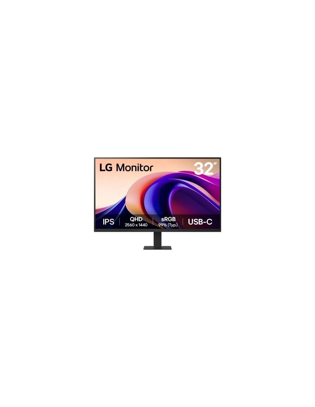 Monitor LG 32U631A-B 31.5", QHD, Negro | El Ocio Virtual