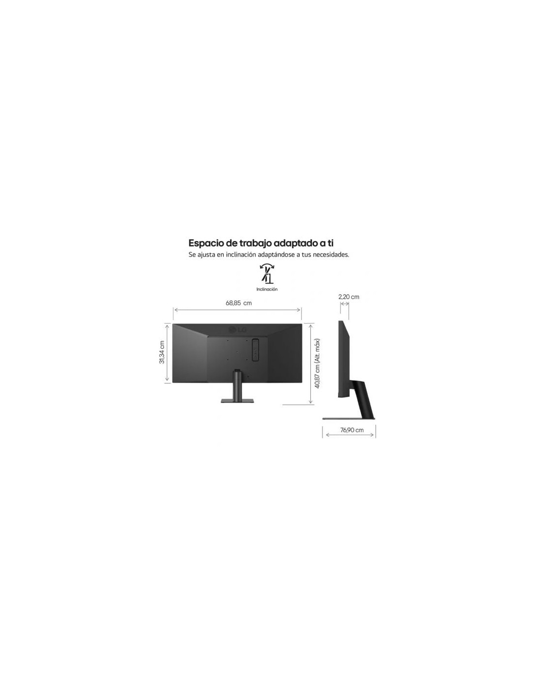 Monitor Profesional Ultrapanorámico LG UltraWide 34U511A-B 34", UWFHD,