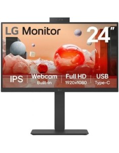 Monitor Profesional LG 24BA850-B 23.8", Full HD, Webcam, Multimedia, N
