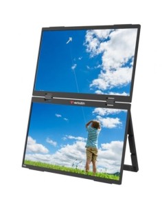 Monitor Portátil Táctil Verbatim Duo Essentials 15.6" + 15.6", Full HD 2