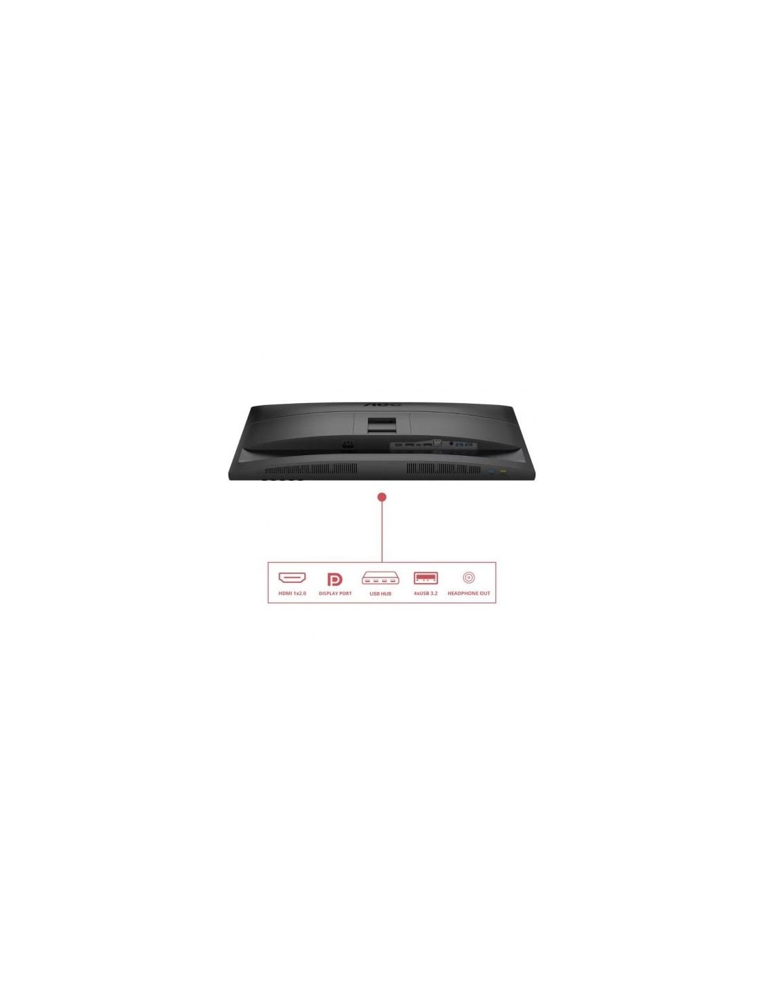 Monitor Profesional AOC Q27E4CV 27", QHD, Multimedia, Regulable en alt