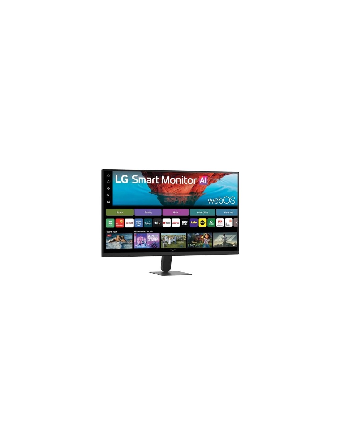 Smart Monitor LG Ultrafine 32U701SB-B 31.5", 4K, Multimedia, Smart TV,