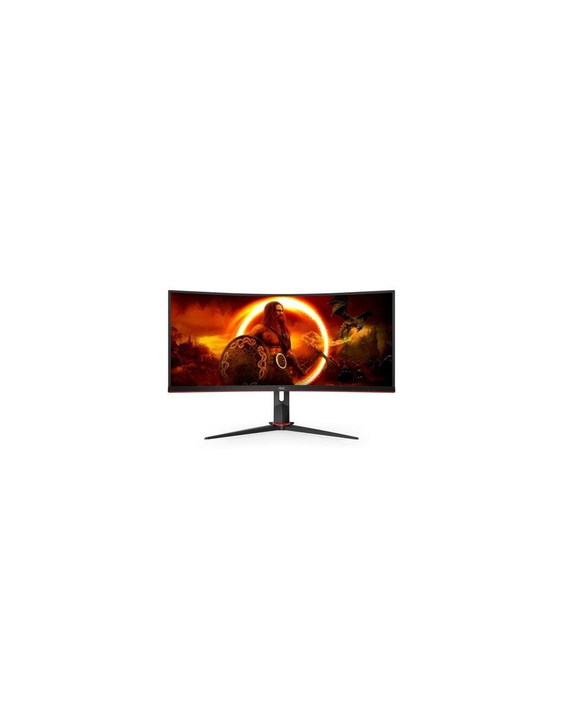 Monitor Gaming Ultrapanorámico Curvo AOC CU34G2XP/BK 34", WQHD, 1ms, 1