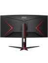 Monitor Gaming Ultrapanorámico Curvo AOC CU34G2XP/BK 34", WQHD, 1ms, 1