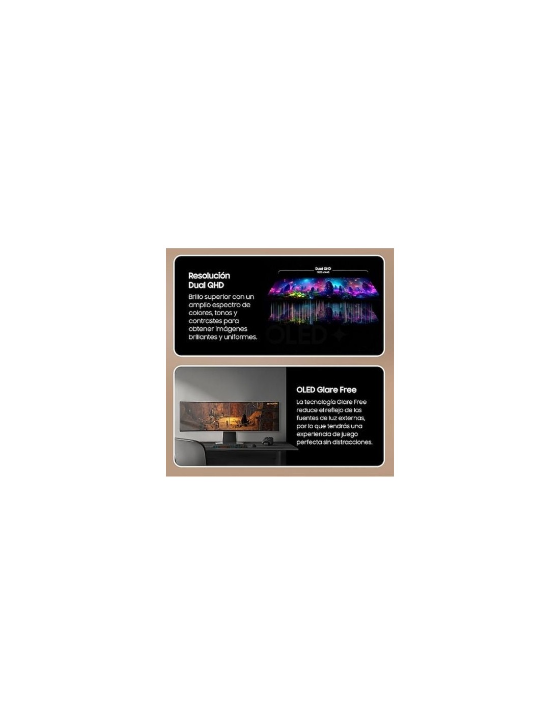 Smart Monitor Gaming Ultrapanorámico Curvo Samsung Odyssey OLED G9 S49