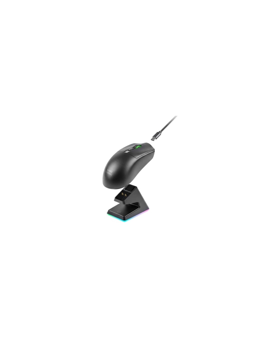 Ratón Gaming Mars Gaming MMW-Elite, Batería Recargable, Hasta 20000 DP