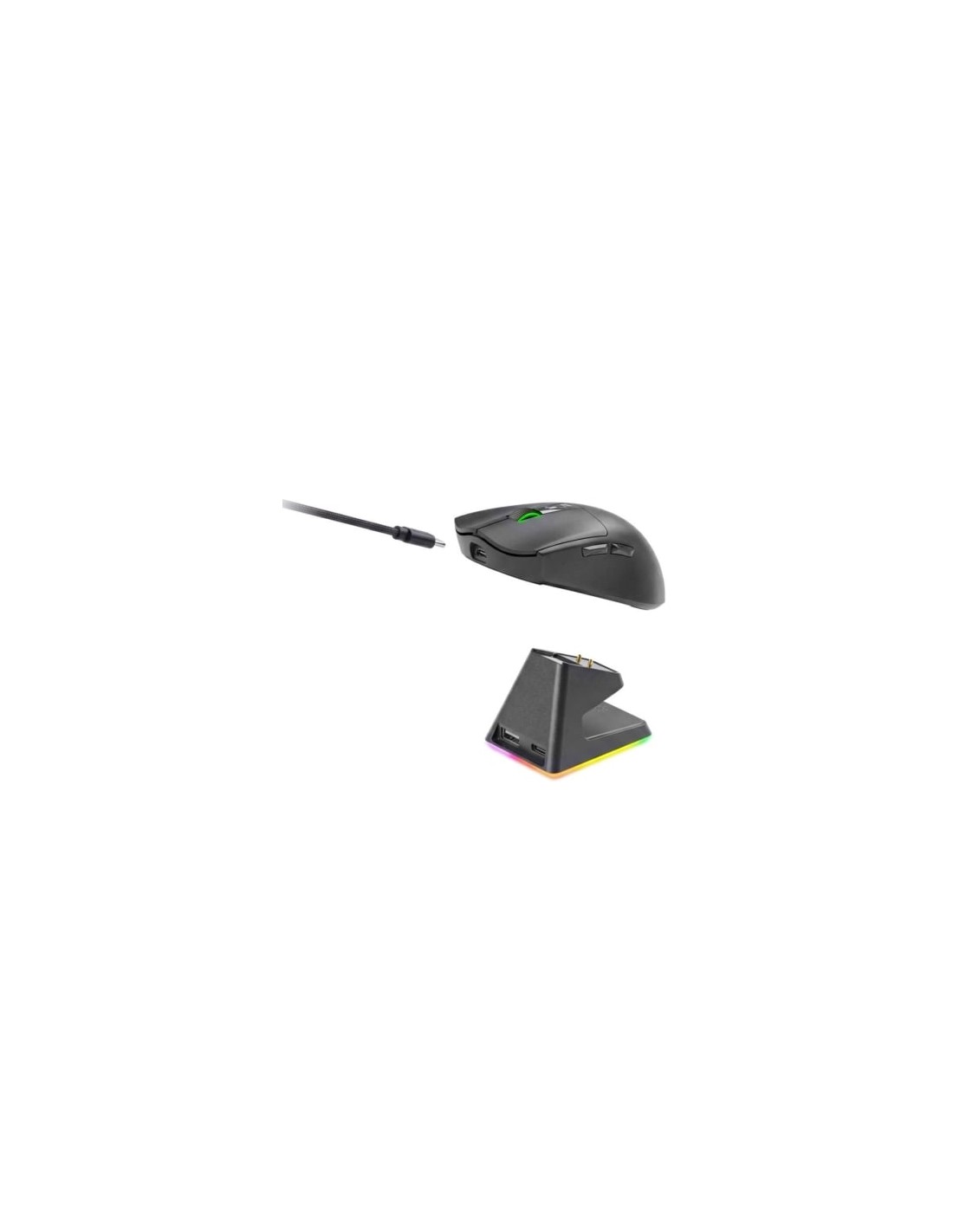 Ratón Gaming Mars Gaming MMW-Elite, Batería Recargable, Hasta 20000 DP